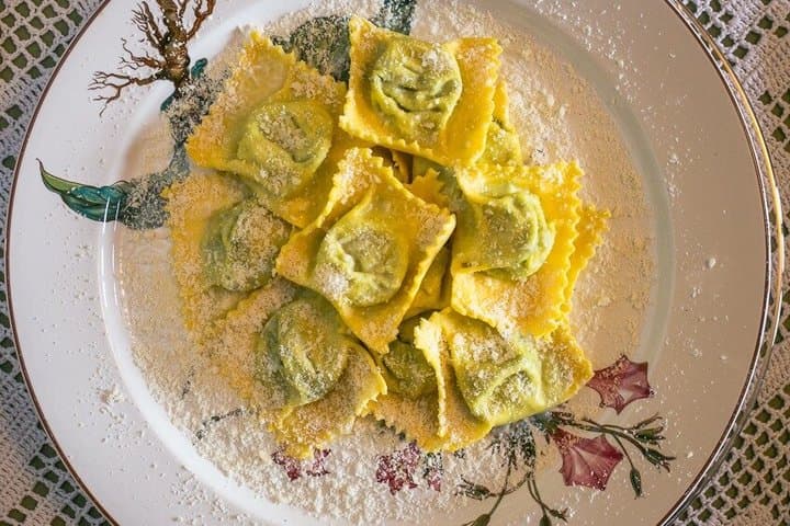 Enjoy fresh homemade ravioli in a local home in Montepulciano