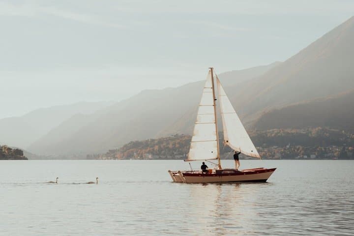 Shared Catamaran Tour on Lake Como with Aperitif