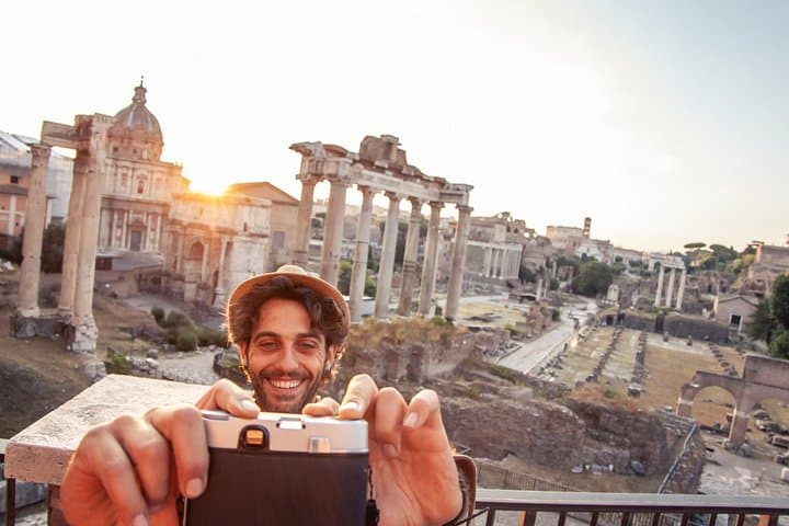 Semi Private Roman Golf Cart Tour Plus Colosseum ticket