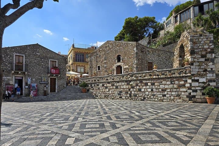 Sicilian Adventure Taormina and Castelmola Tour from Catania Port