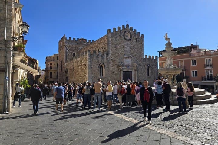 Sicilian Adventure Taormina and Castelmola Tour from Catania Port