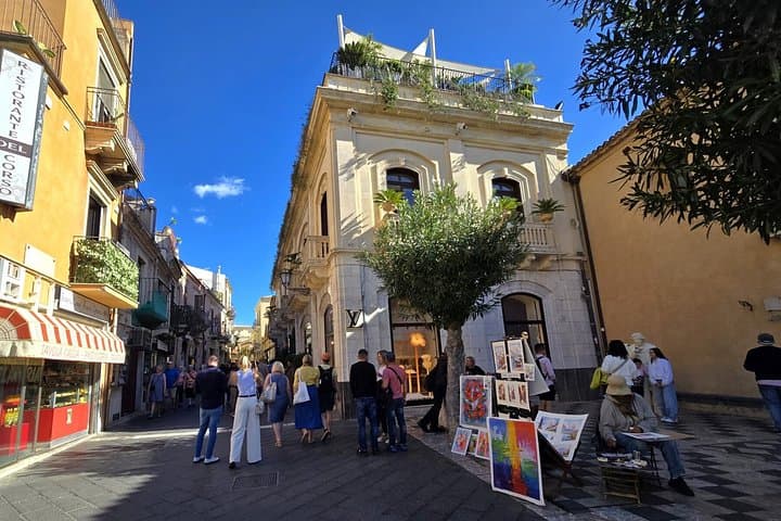 Sicilian Adventure Taormina and Castelmola Tour from Catania Port
