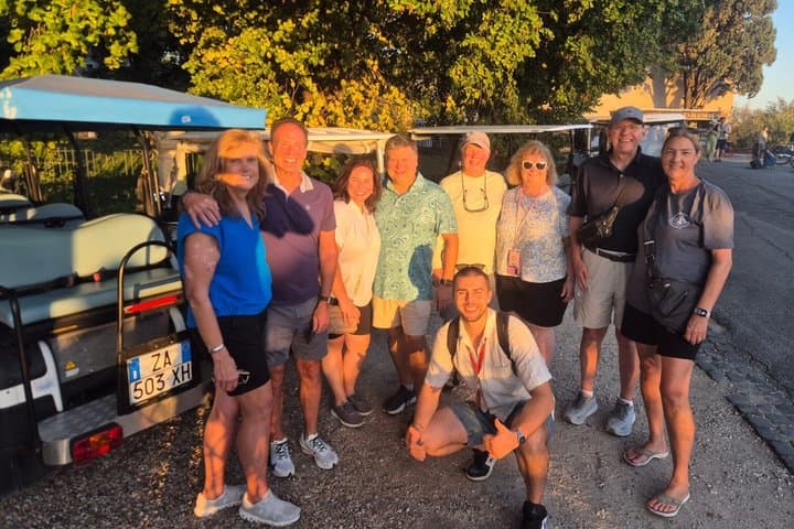 Rome Highlights Golf Cart Tour & Authentic Artisan Gelato-4 Hours