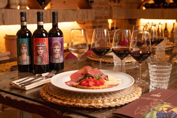 Dinner with wine tasting at Poggio ai Laghi winery
