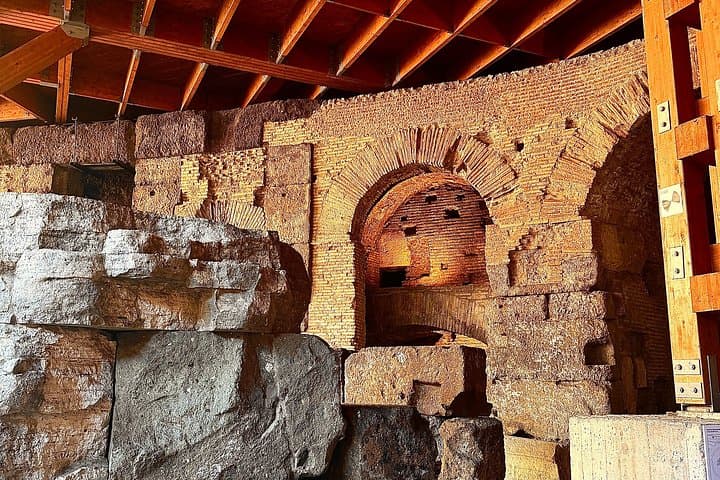 Undergrounds Areas Colosseum and Roman Forum Small Group Tour