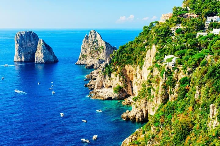 Italy Azure&Amalfi Coast, Blue Grotto, Pompeii 4-Day Private Tour