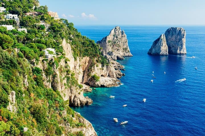 Italy Azure&Amalfi Coast, Blue Grotto, Pompeii 4-Day Private Tour