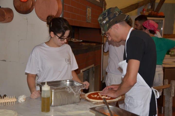 Pizza Workshop in a Sorrento Garden Hands on Experience