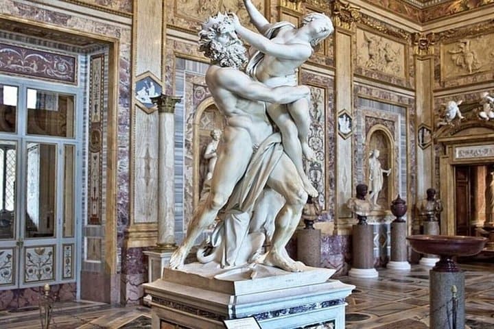 Rome: Borghese Gallery Entry Ticket with Audio Guide App