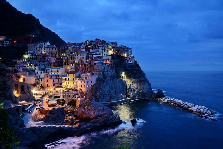 Cinque Terre Day or Sunset Boat Tour and Aperitif