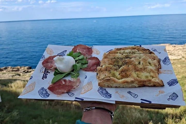 From Monopoli Street Food Tour and Leisure in Polignano a Mare