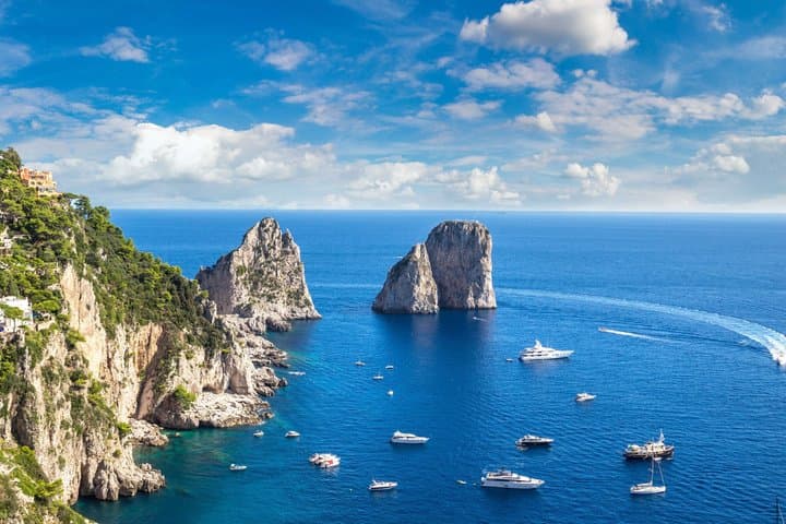 Capri Island Boat Tour from Positano with Snorkel and Free Time