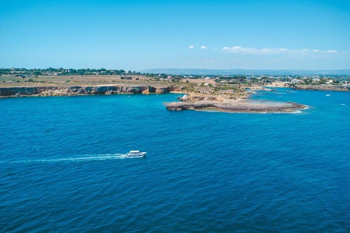 Syracuse Pillirina Island of ortigia and sea caves