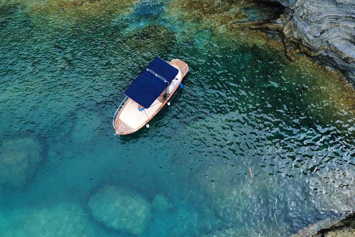 Private boat tour at sunset in Cinque Terre