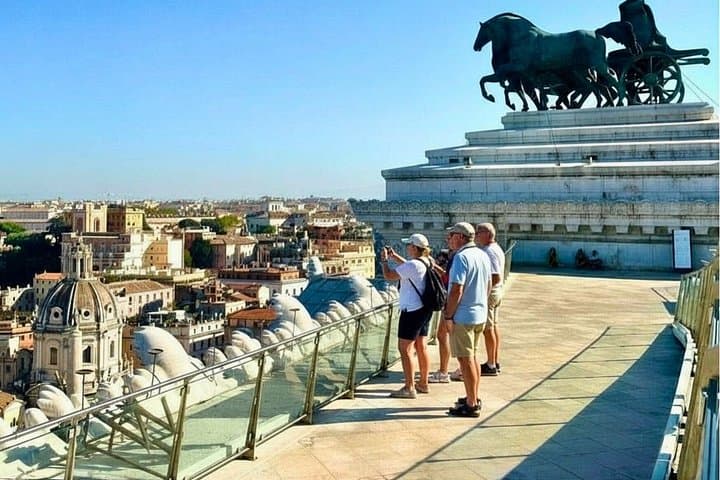 Rome Vittoriano Monument Terrace and Palazzo Venezia Entry Ticket