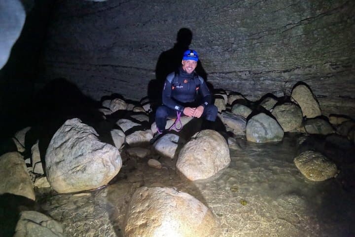 Night canyoning in the Dolomites