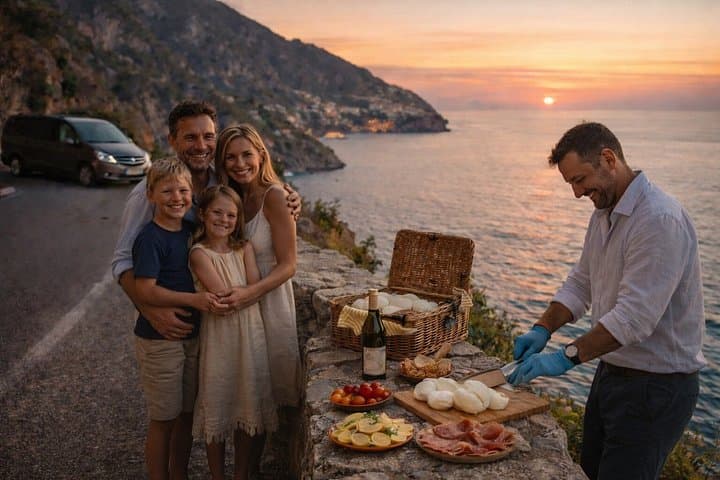 Amalfi Coast with Picnic Sea View and Leisure