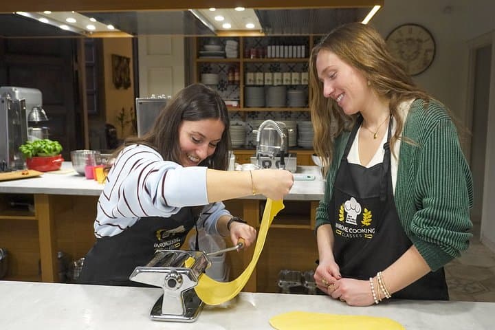 Pasta Making and Tiramisù Cooking Class in Rome