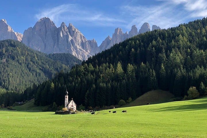 From Bolzano To Funes Valley ,Mount Seceda and Ortisei Day tour