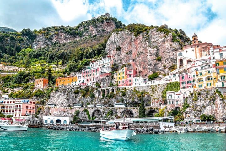 From Rome : Amalfi Coast & Pompeii Day Trip with Limoncello