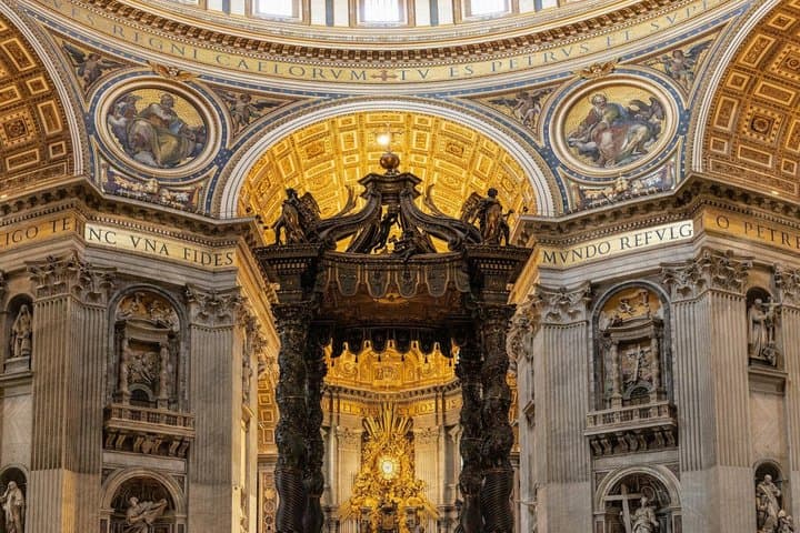 St. Peters Basilica, Papal Tombs and Underground Grottoes Tour