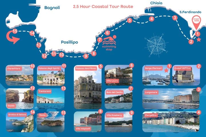 Naples Boat Ride with Swim Stop – Scenic Coastal Cruise