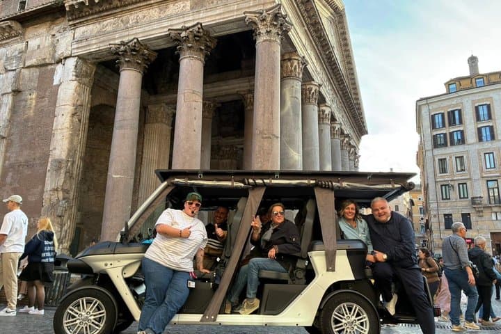 Rome Private Golf Cart Tour – Highlights&Views