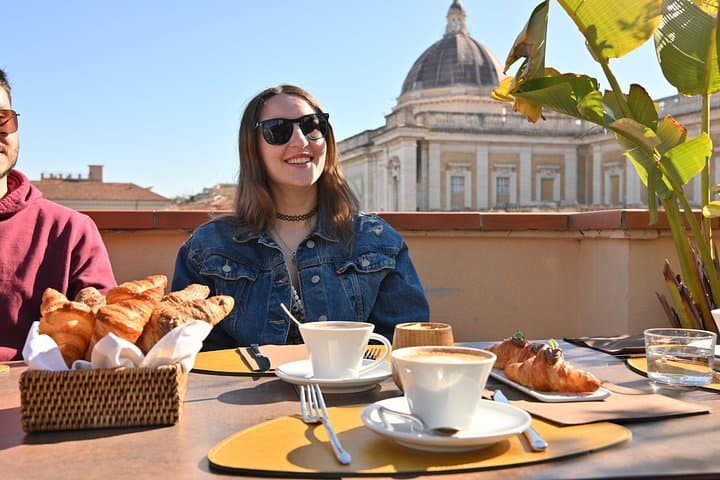 NEW Rome Morning Food Tour in Monti with Rooftop Breakfast