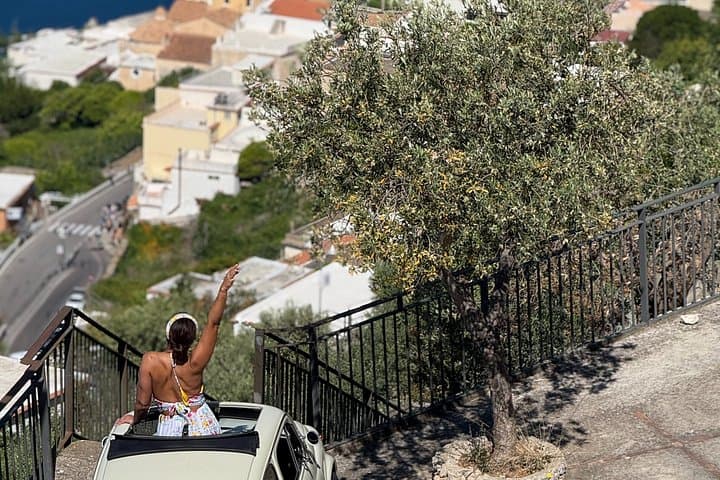 Photo tour with 500 vintage on the Amalfi Coast