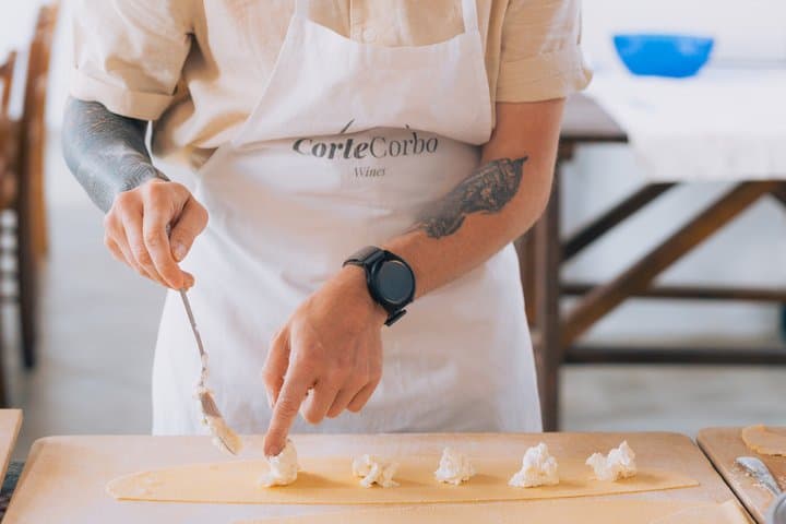 Wine & Cooking Experience with Local Family at Cortecorbo Winery