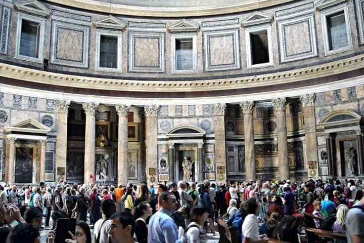 Pantheon Entrance with Interactive Audio Experience