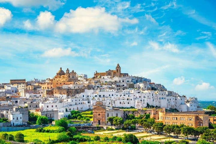 Private Ostuni and Monopoli Tour White City and Adriatic Coast