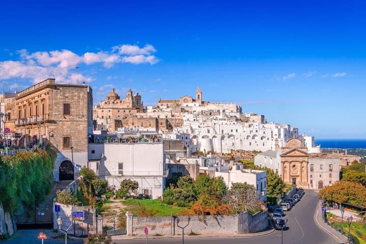 Private Ostuni and Monopoli Tour White City and Adriatic Coast