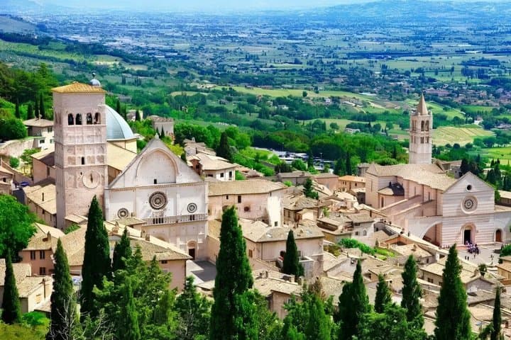 Assisi Visit all Franciscan Shrines, departure from Rome