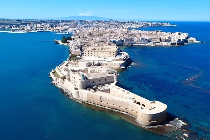 Boat tour of Ortigia Island and sea caves
