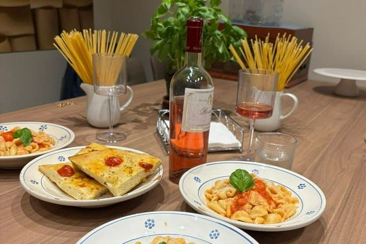 Polignano a Mare Pasta & Focaccia Class with Wine