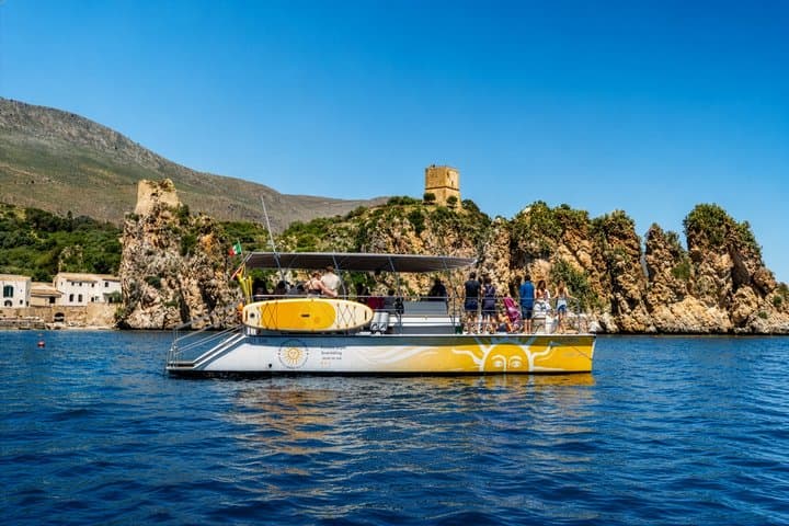Catamaran Tour Caves Scopello Zingaro Reserve Aperitif