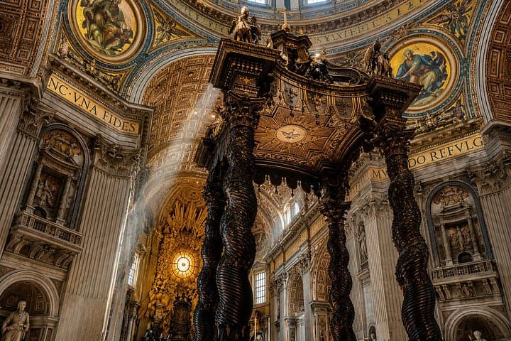 Vatican City Saint Peter Basilica with Multilingual Audio Guide