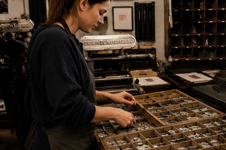 Print Workshop in Venice with Wooden Typography