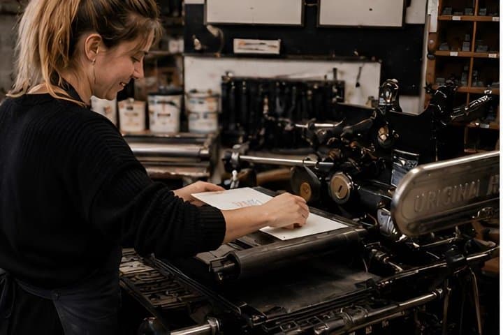 Print Workshop in Venice with Wooden Typography