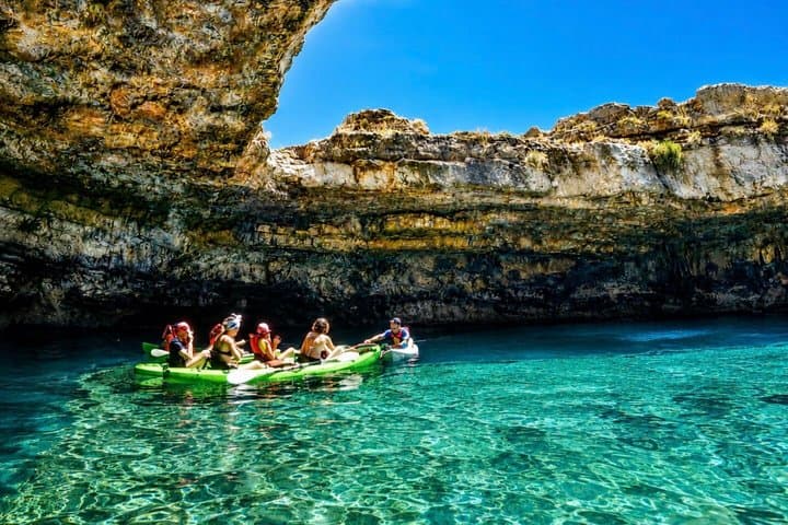 Kayak and Canoe tour in Leuca and the Ponente Caves
