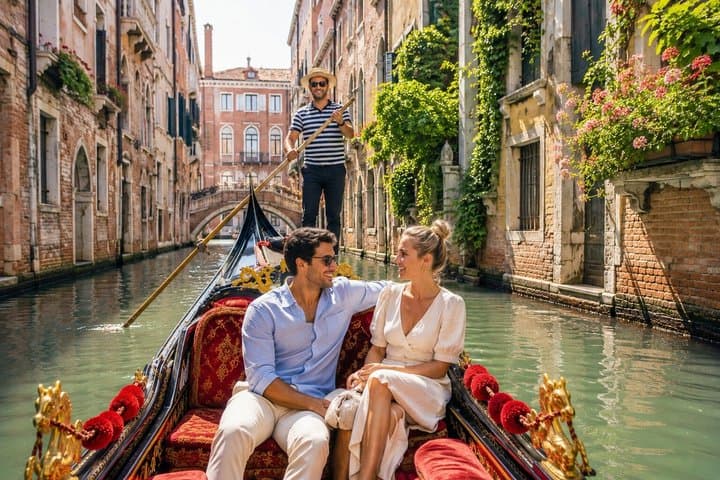 Skip the line Grand Canal Gondola Ride in Venice