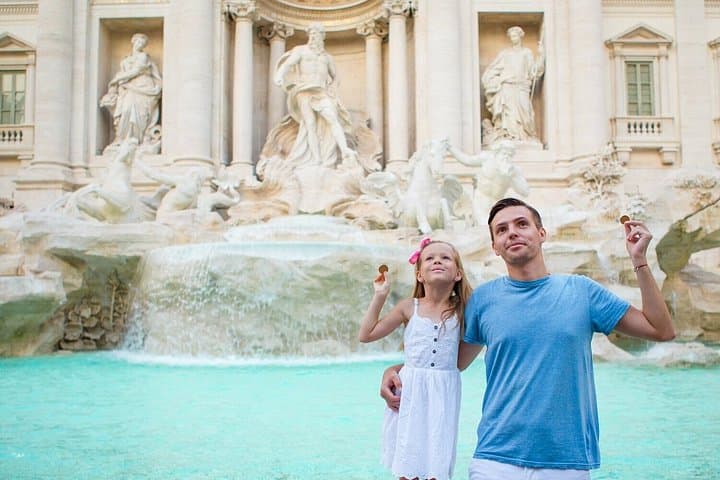 Trevi Fountain and Vicus Caprarius exploring the Underground