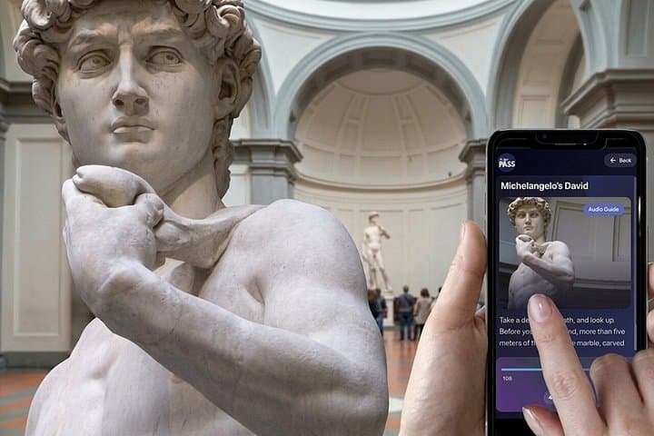 Accademia Gallery: TImed Entry Ticket with Audio Guide