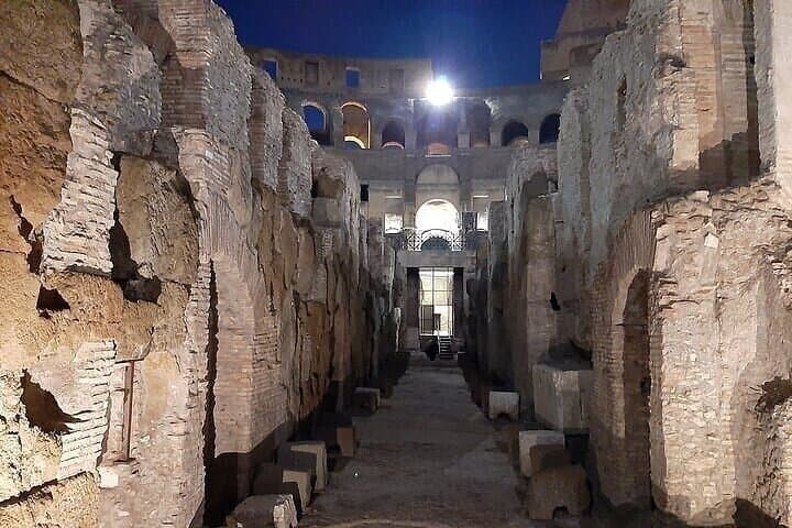 Colosseum by Night Underground access
