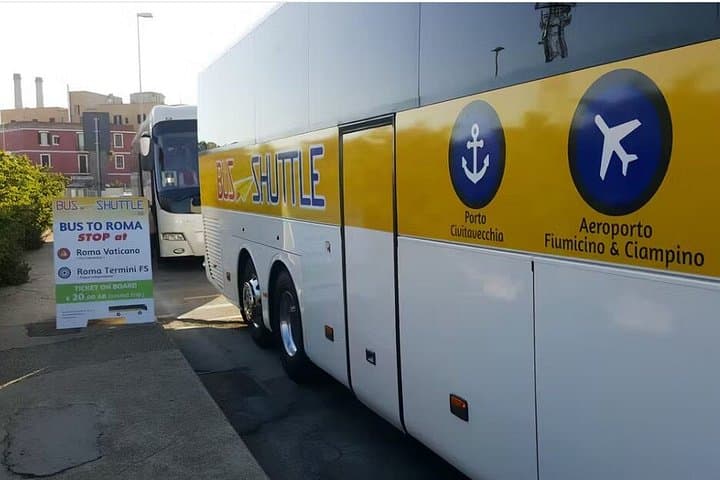 Civitavecchia Port to Fiumicino airport and vice versa