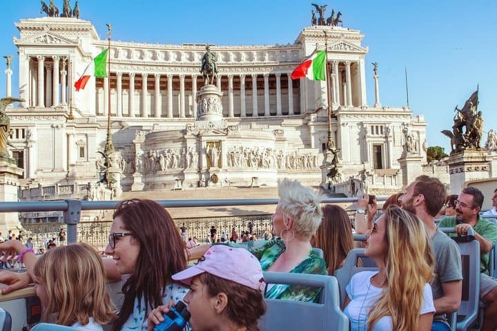 Rome Big Bus Hop On Hop Off Open Top Sightseeing Tour