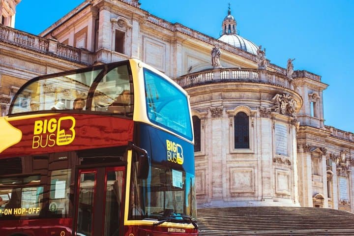 Rome Big Bus Hop On Hop Off Open Top Sightseeing Tour