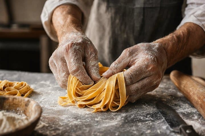 Bologna Pasta cooking class and dessert
