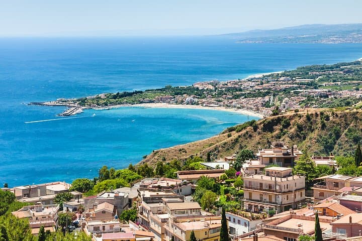 From Messina Shore Excursion: Taormina & Naxos Beach